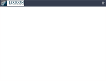Tablet Screenshot of lexiconlaw.com